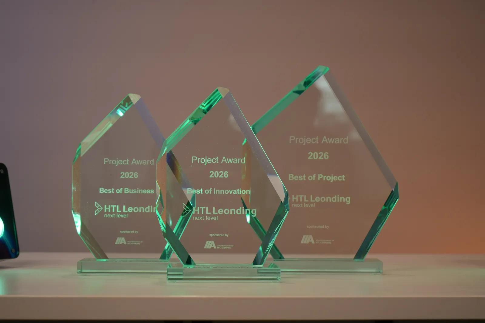 1. Platz beim Project Award der HTL Leonding